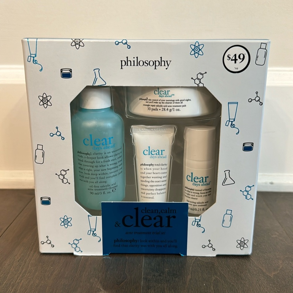 Philosophy Clean, Calm, & Clear Skin Acne Treatment Trial Set